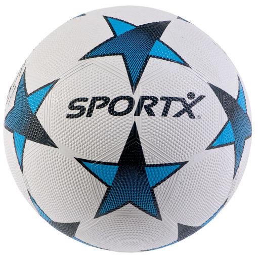 Picture of SPORTX SOCCER BALL RUBBER BLUE STAR